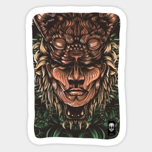 Feline human Sticker